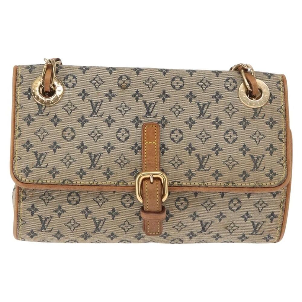 Louis Vuitton Monogram Mini Camille Chain Shoulder Bag Blue